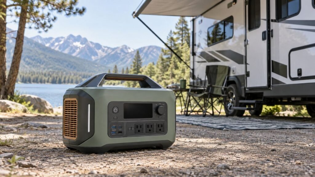 Can a Portable Power Station Plug Into an RV Shore Inlet