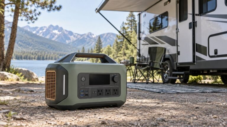 Can a Portable Power Station Plug Into an RV Shore Inlet