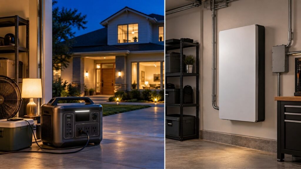 Portable Power Station vs Home Battery for Short Outages